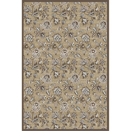 RADICI 3475-0015-BEIGE Pisa Round Beige Traditional Turkey Area Rug- 7 ft. 10 in. 3475/0015/BEIGE